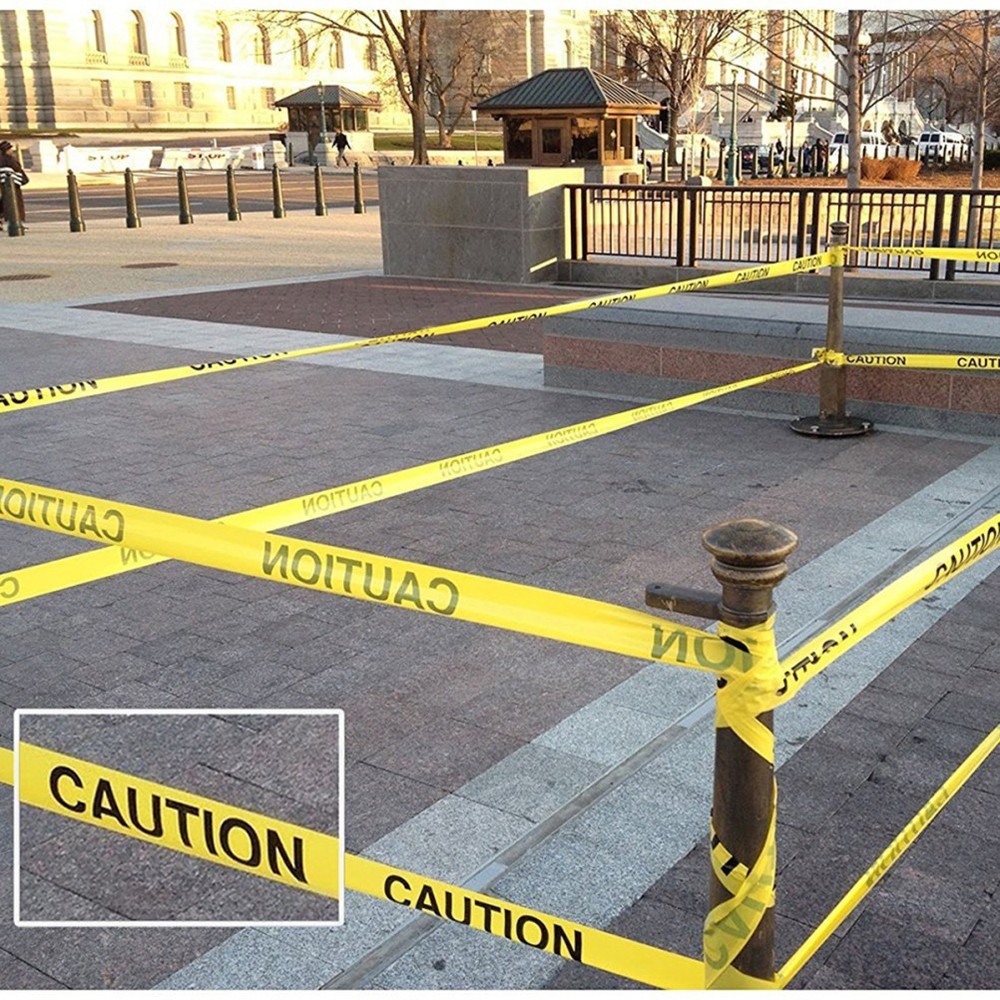 100 M Halloween Caution Tape Warning Do Not Enter Roll Barricade Flagging