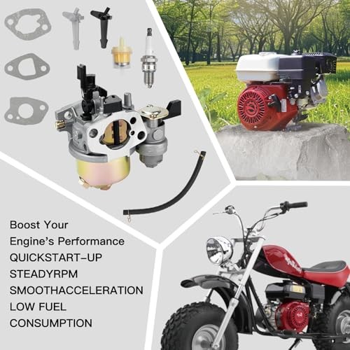 Carburetor for Coleman Powersports 196cc CT200U CT200U-EX Predator 196cc 212cc