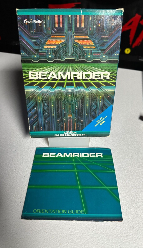 Beamrider Commodore 64 C64 (Box & Cart Only)