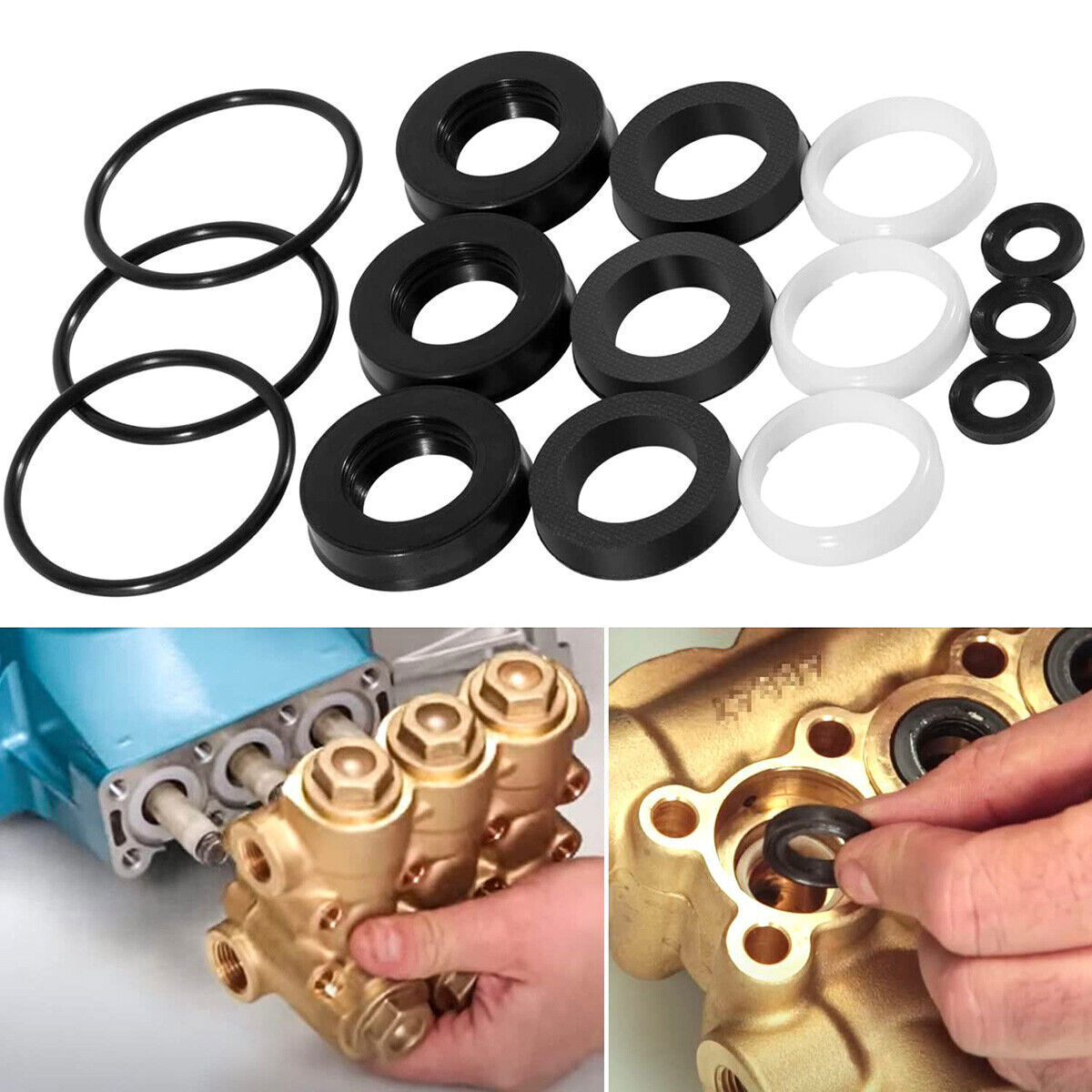 34262 Seal Kit for CAT Pumps 66DX 6DX Pressure Washer Pump 66DX30G1I 6DX40G1I