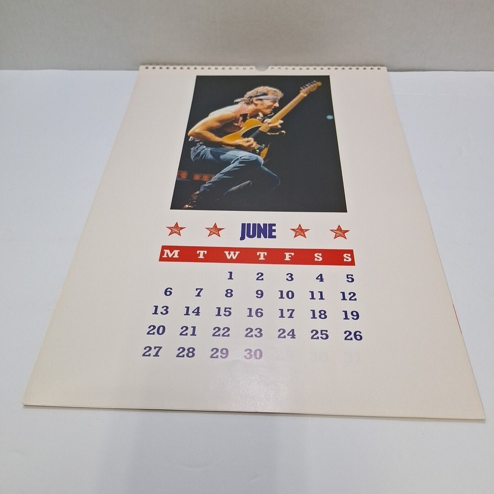 Bruce Springsteen 1988 Calendar