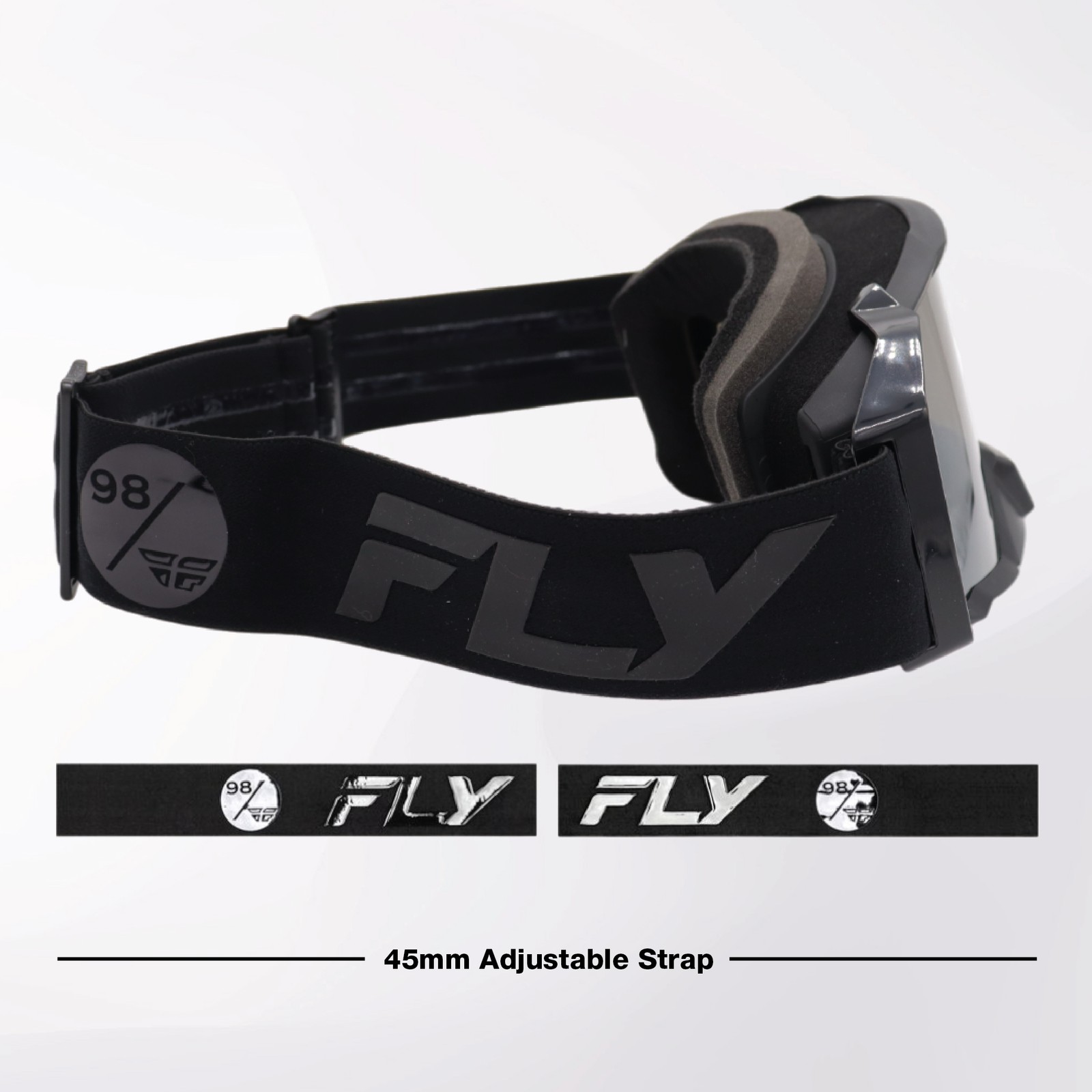 Fly Racing Zone Pro Goggles – Premium Motocross & Off-Road Goggles (Black)