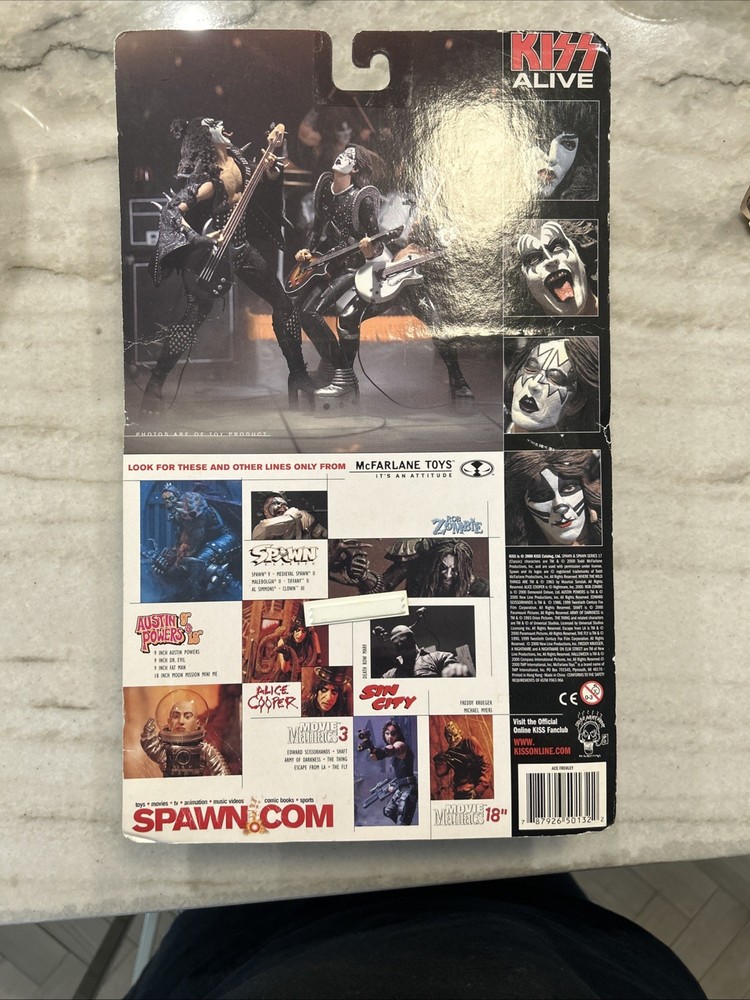 Ace Frehley Authentic Mcfarlane Signed KISS Action Figure