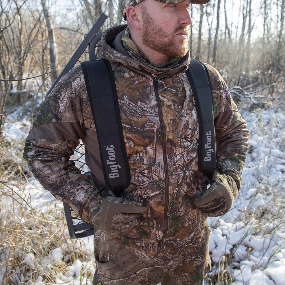 Universal Backpack Straps for Hang-On Treestands - Extra-Wide Padded, Adjustable