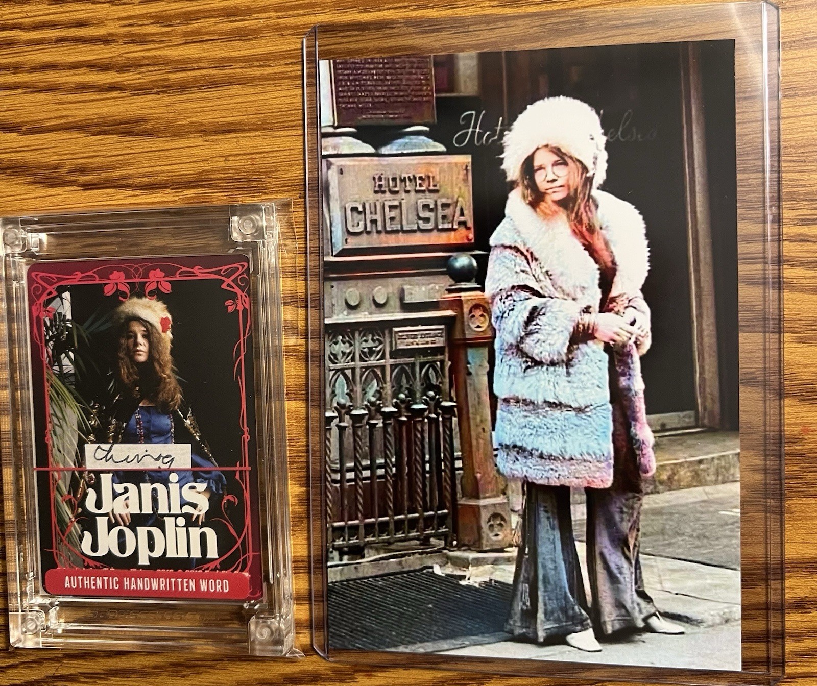 JANIS JOPLIN A WORD FROM ACTUAL HANDWRITING (thing) 1000% AUTHENTIC & 4x6 PHOTO
