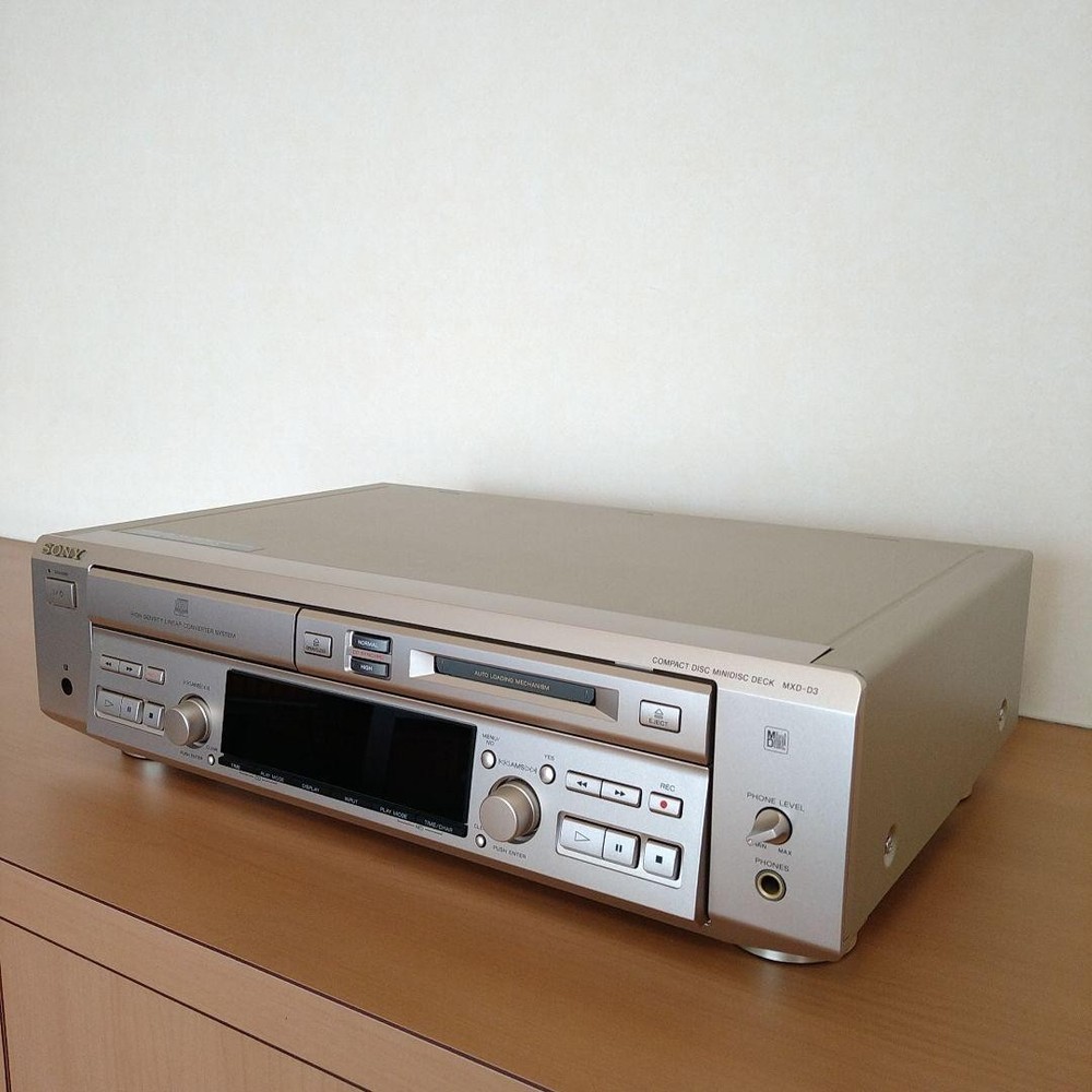 Sony Compact Disc Mini Disc Deck MXD-D3 Working condition