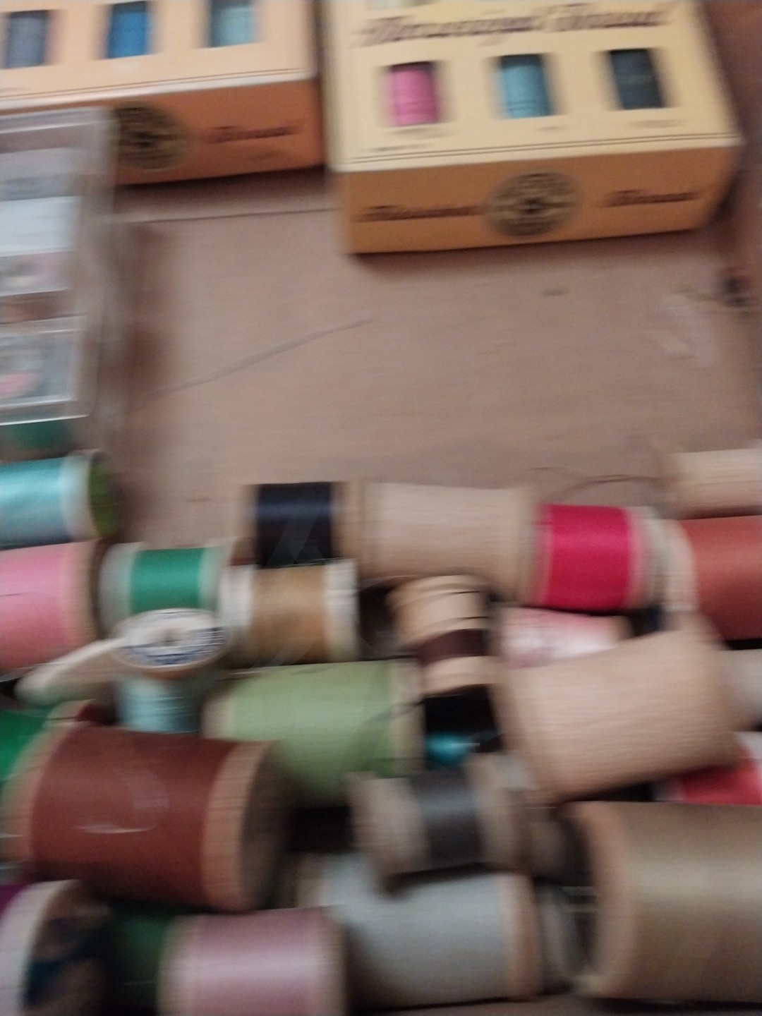 Vintage Fleischers Controlled Mercerized Thread New And Used Box Dated 1936