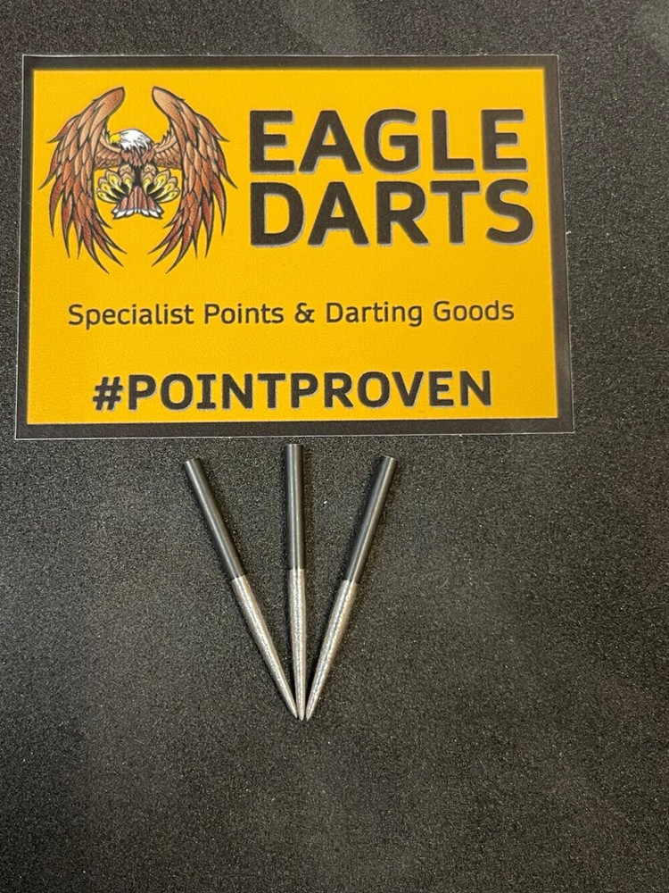 Eagle Darts - Talon Replacement Steel Tip Points - Black 30MM