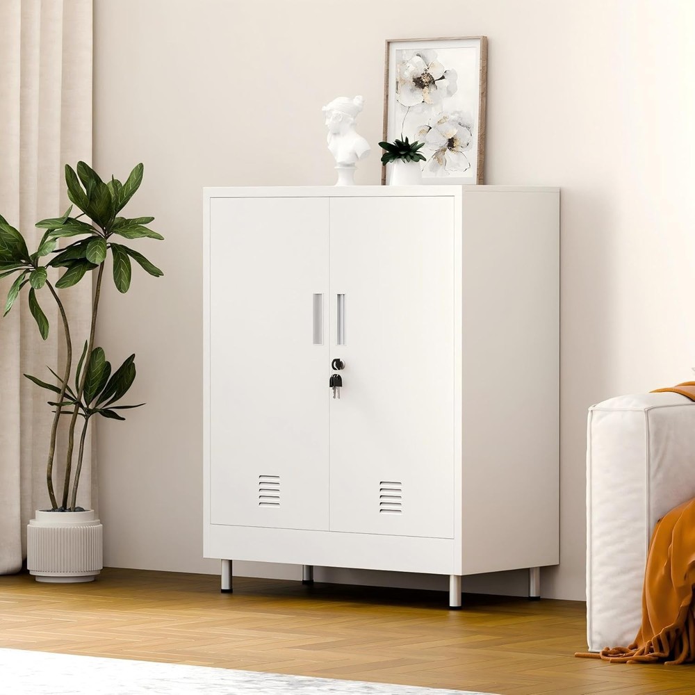 Metal Storage Cabinet Locking Doors
