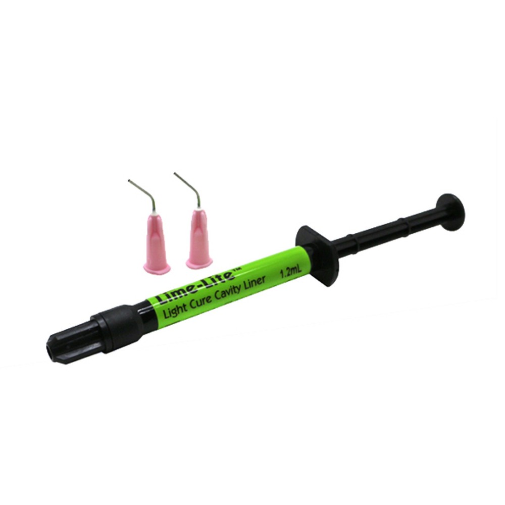 Pulp-Dent Lime-Lite Enhanced Light Cure Cavity Liner 1.2mL Syringe+ 5 Tips