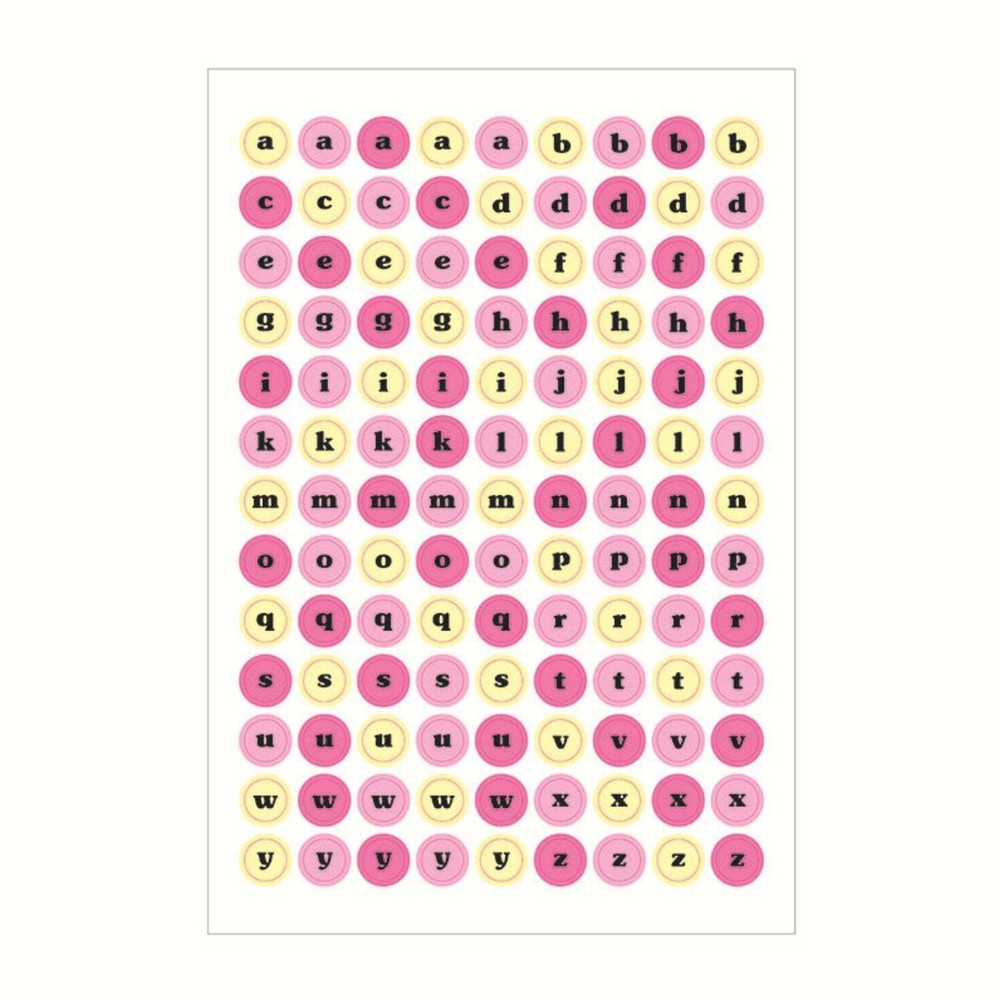 Holographic Letter Sticker Sheets (2 sheets)