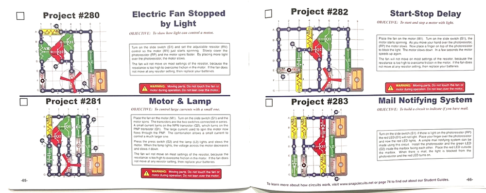 ELECTRONIC SNAP CIRCUITS KIT - Complete Set (Projects 102-305) By ELENCO (2012)
