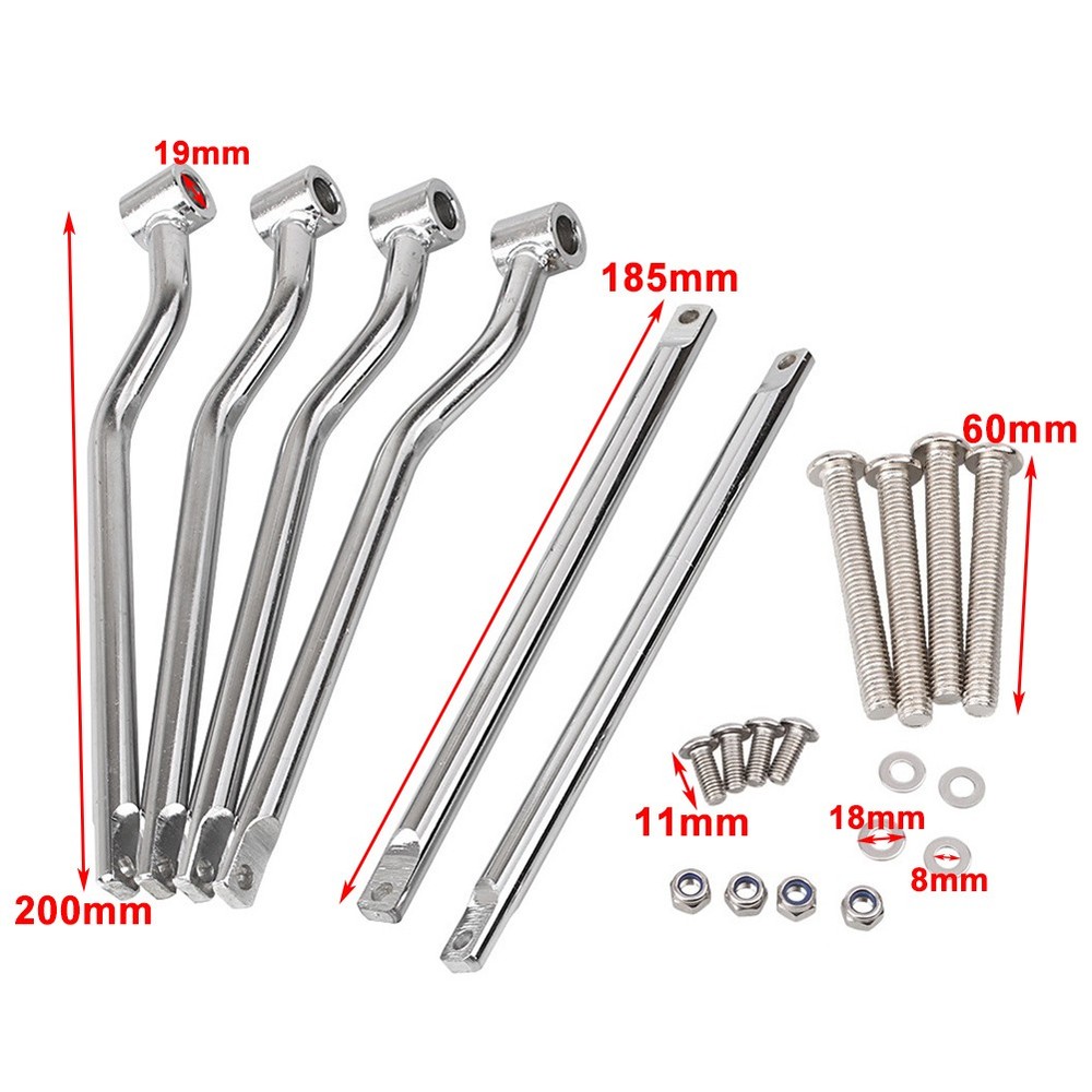 Motorcycle Refit Saddlebag Support Bar Bracket Guard For Harley Cruiser Chopper