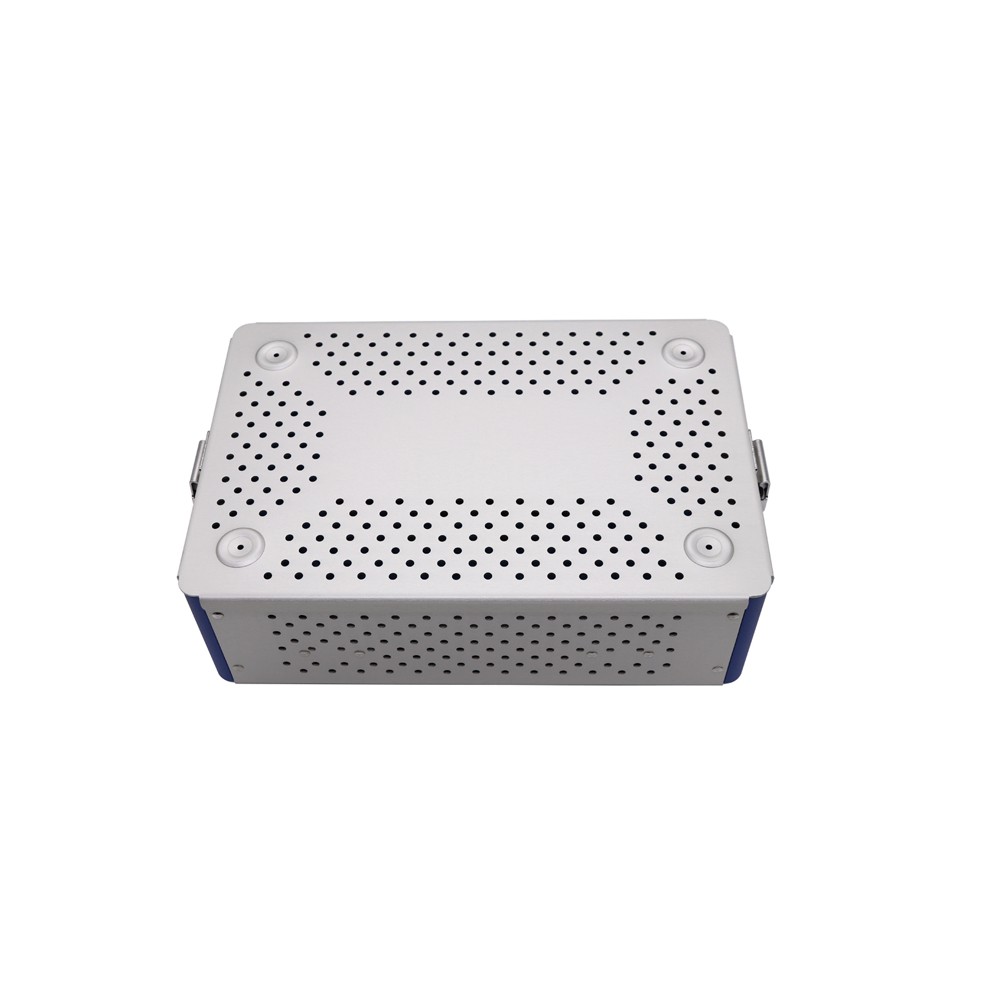 Two-tier Sterilization Box Tray Case Surgical Instruments Aluminium Box,US Ship