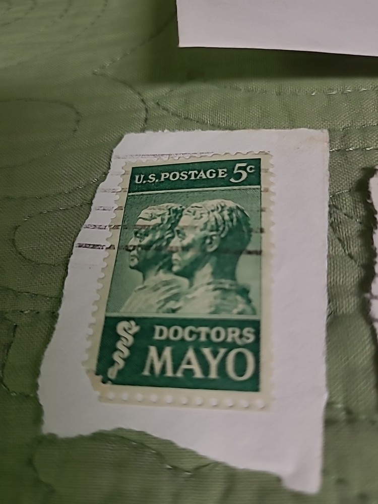 FOUR MAYO 5 CENT STAMPS (ENVELOPE 25)