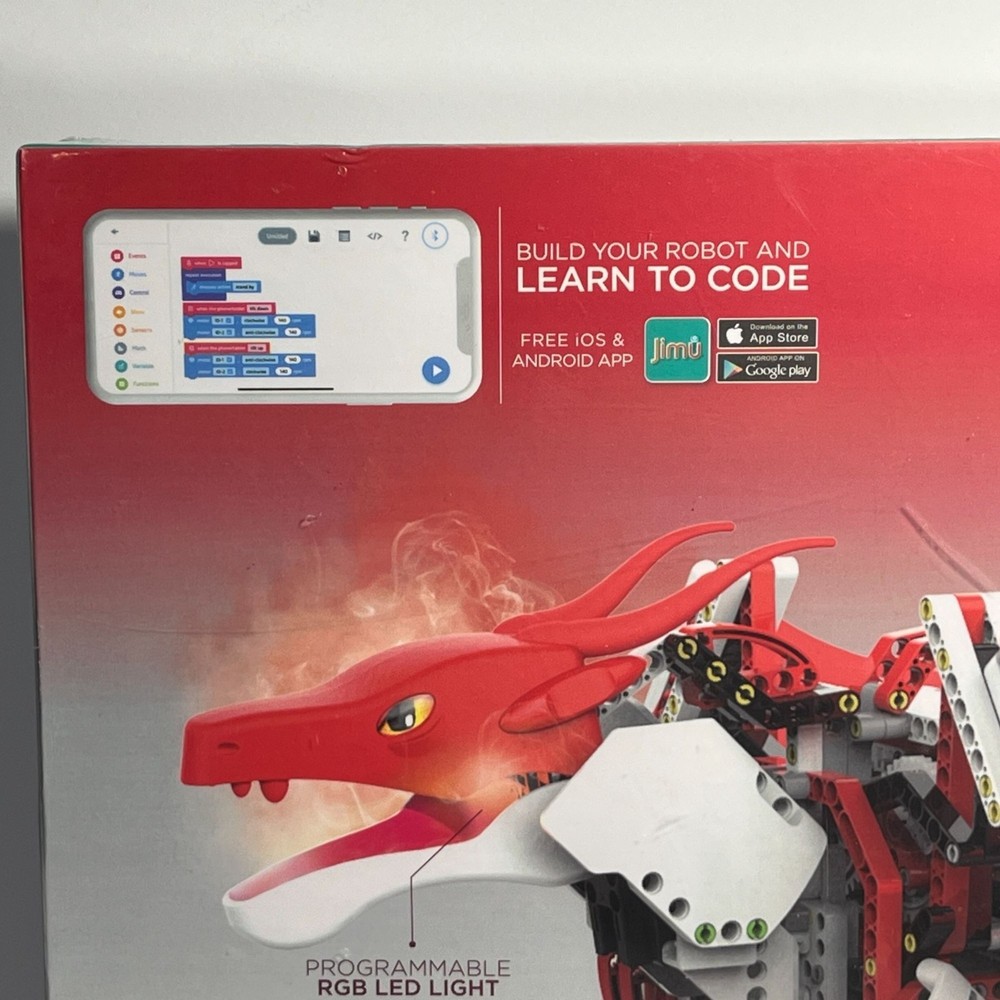 Jimu Robot Mythical Series FireBot Kit Interactive Coding Building Set