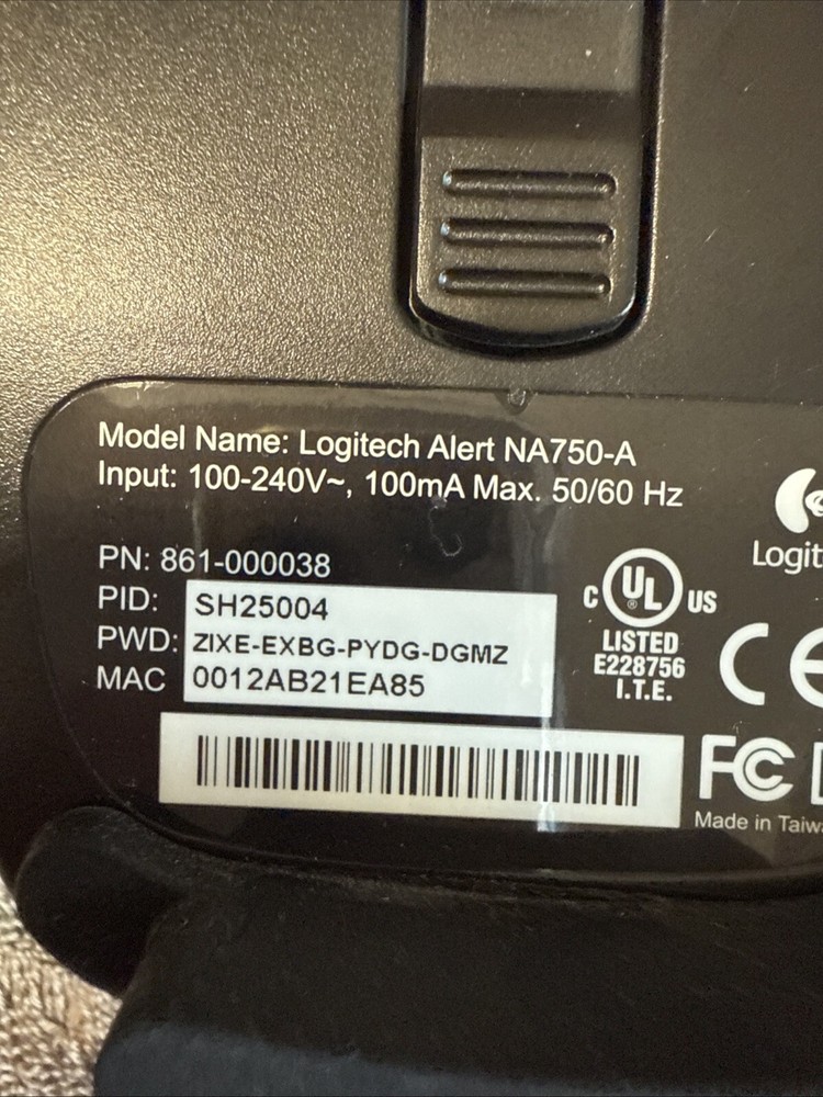 Logitech Alert POE Power Adapter NA750 -A
