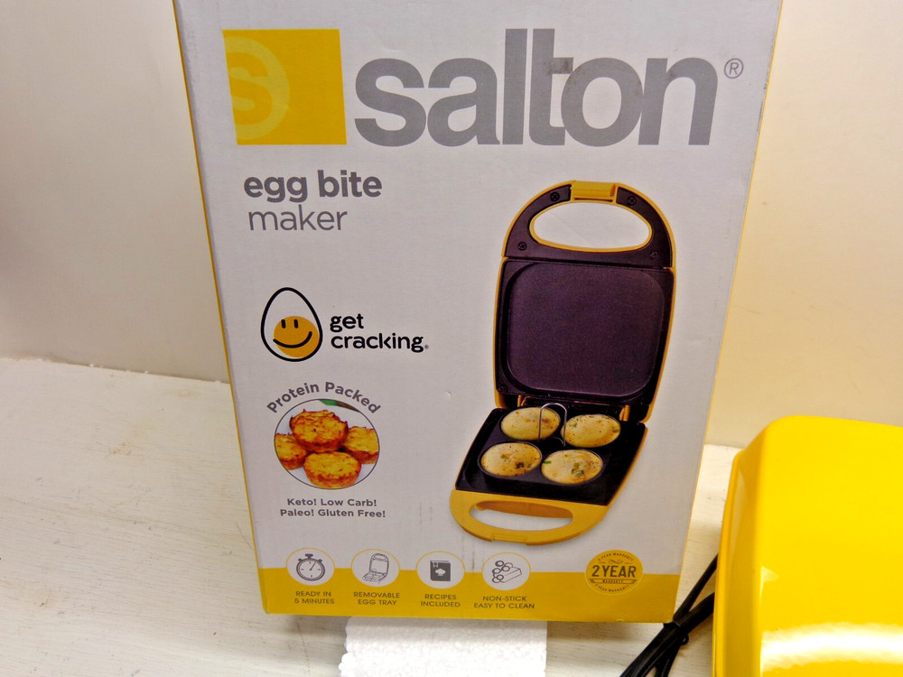 Salton Egg Bite Maker 4 Bite No Stick - 5 Min Cook