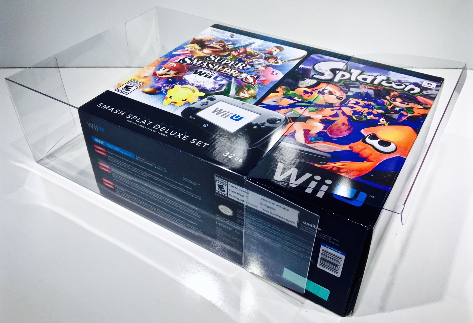 1 Clear Console Box Protector For Most Wii U Console Boxes Read! Nintendo
