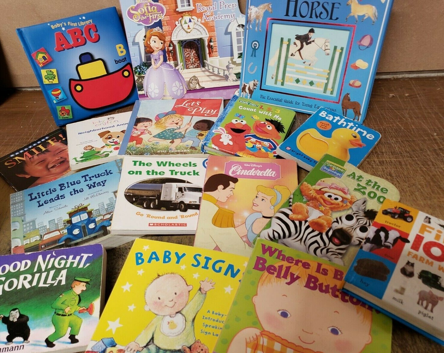 Lot of 10 LBS Children BOARD Hardcover BABY TODDLER DAYCARE PRESCHOOL Kids BOOKS