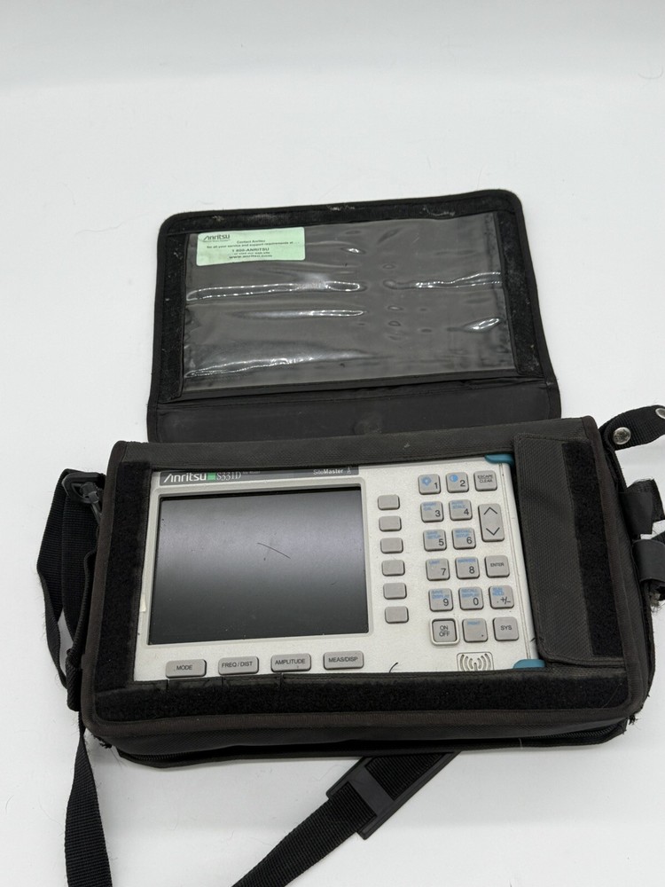 Anritsu S331D: Site Master, Version 5.34 W/ Carry Case. Needs Calibration