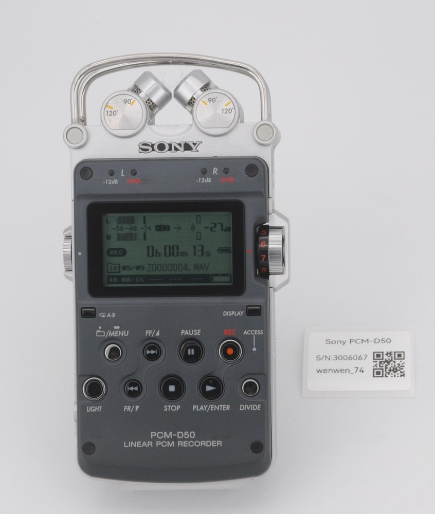 Near Mint -- Sony PCM-D50 Digital Recorder