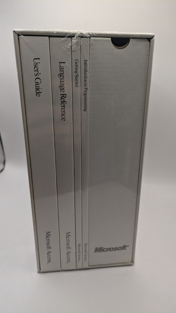Vintage Microsoft Access v1.0 DBMS Software for Windows - New Sealed Box