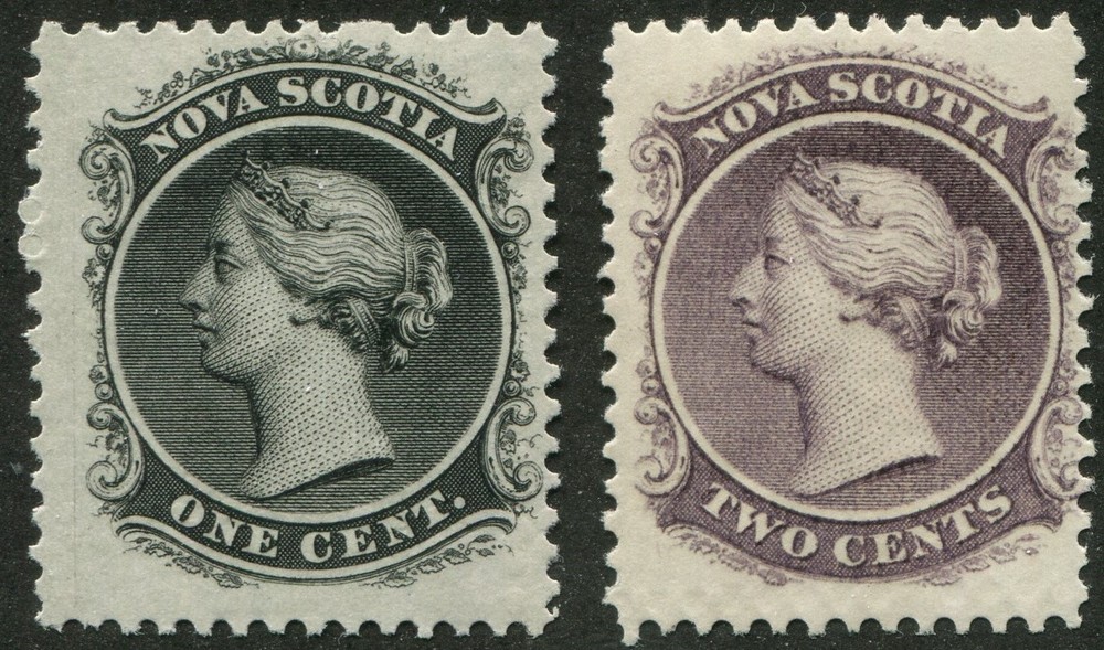 Nova Scotia #8, 9 Mint