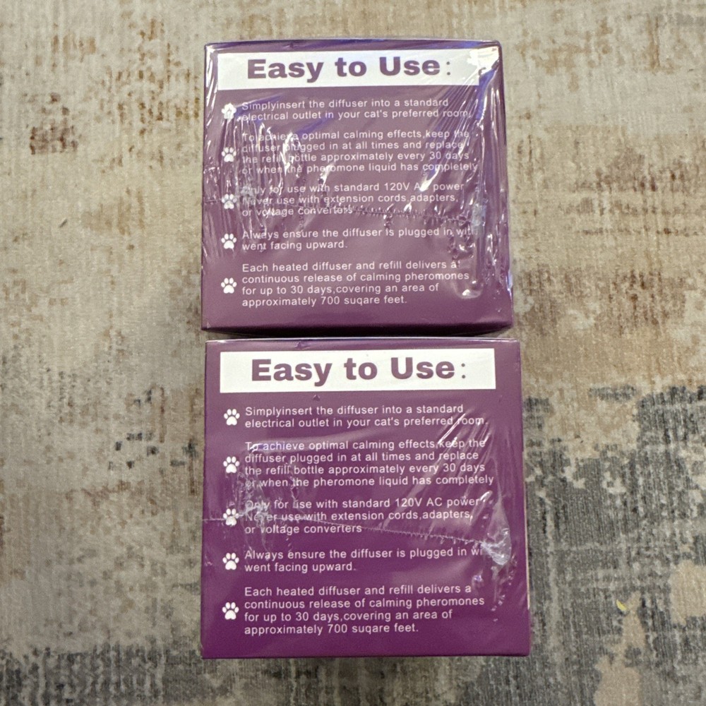 Cat Pheromones Calming Diffuser SEALED AND BRAND NEW