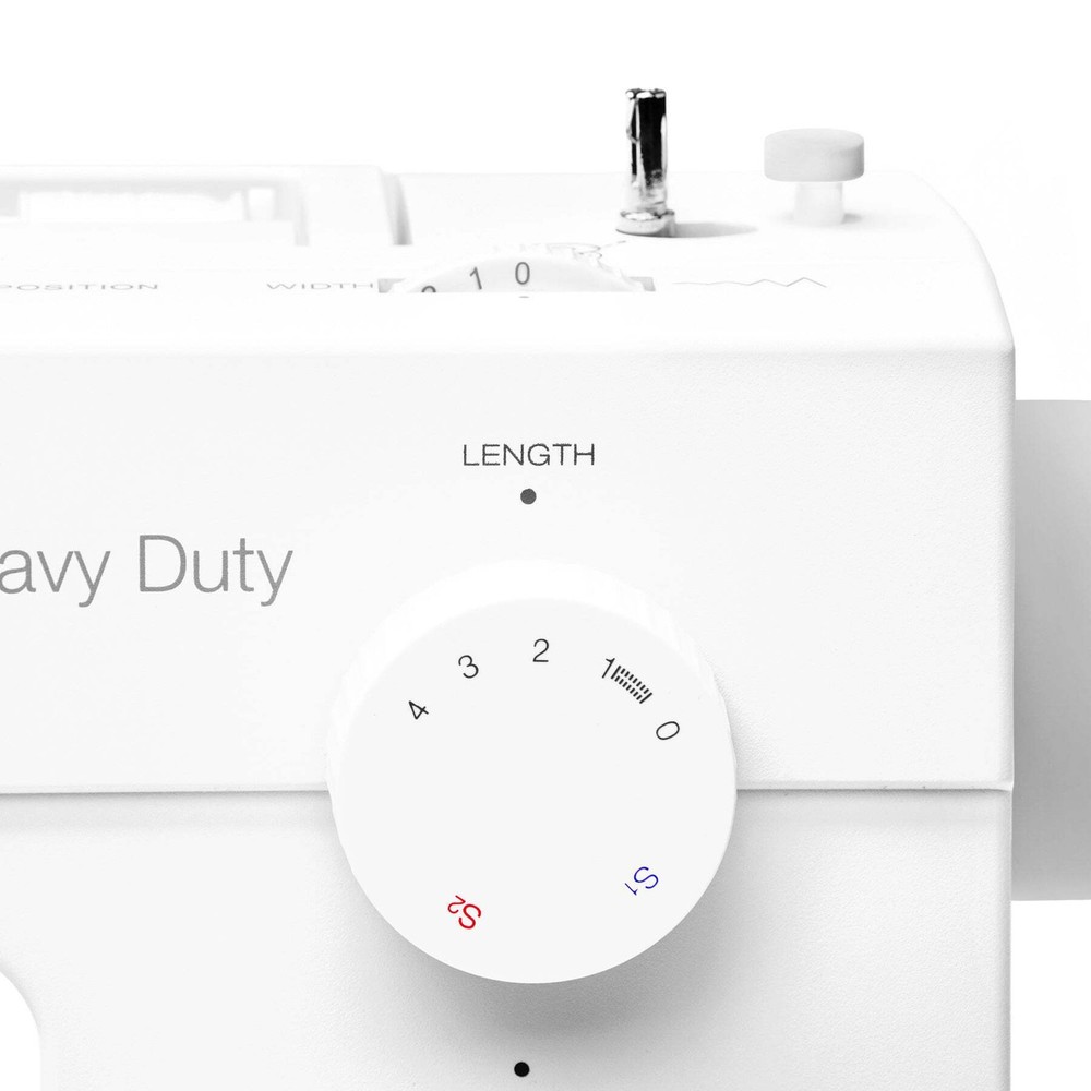 SINGER® Heavy Duty 4452 White Sewing Machine & Extension Table Bundle
