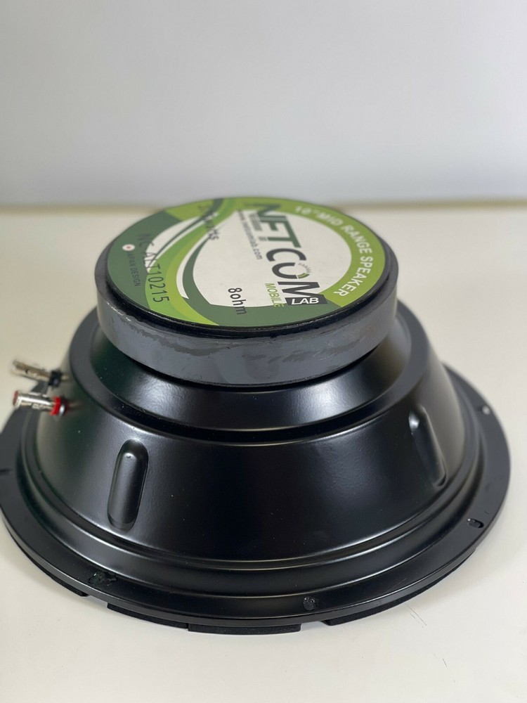 NETCOMLAB 10'' 375W RMS 8 OHM SEALED BACK MID-RANGE PROFESSIONAL SPEAKER