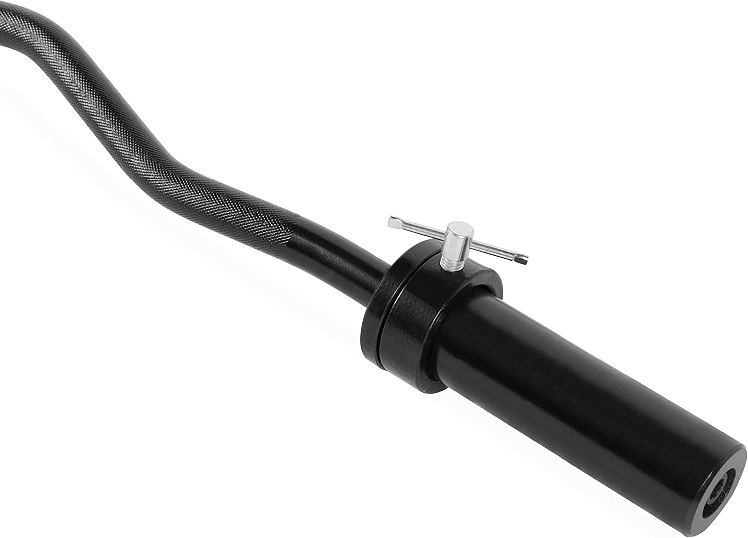 Olympic EZ Curl Bar, Black (2-Inch) (New Version)