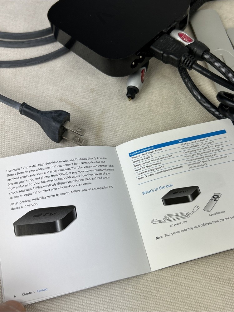 Apple Tv A1469 basic streaming AirPlay, READ DESCRIPTION 3rd GEN