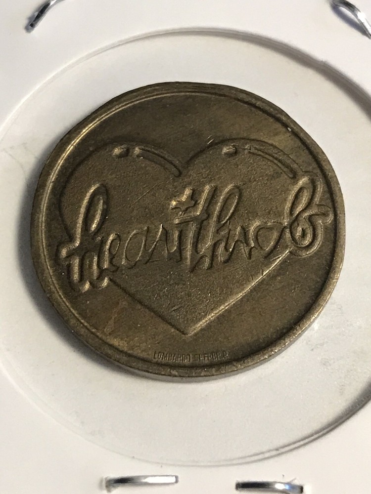 Heartthrob Token Roger Williams Mint Cincinnati Ohio Rare