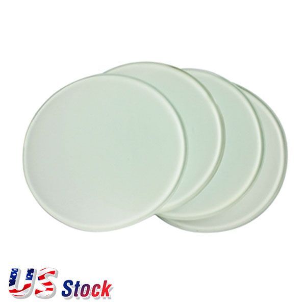 Diameter 3.9" Round Sublimation Blank Glass Coaster