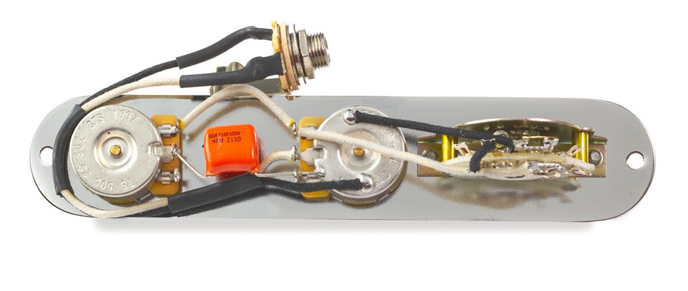Precision Made Telecaster 4 Way Harness w/Control Plate and Knobs
