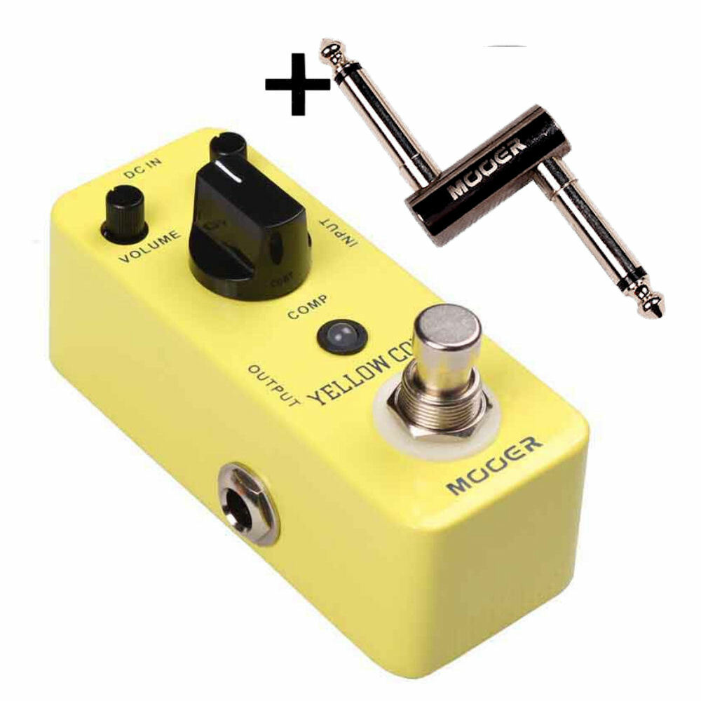 Mooer Yellow Comp + PCZ Connector Optical Compressor Micro Guitar Effect Pedal