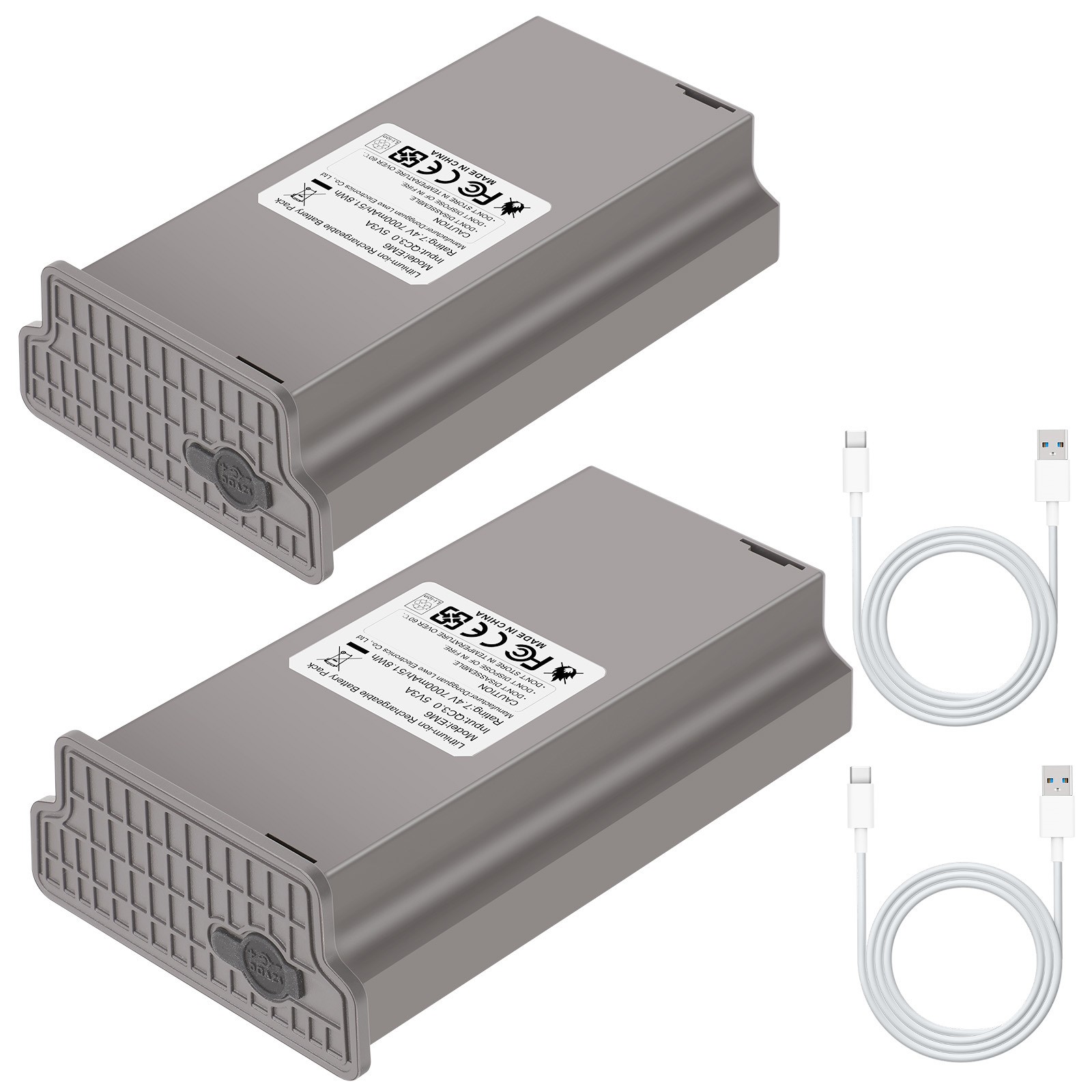 4-pack FOR TACTACAM Reveal Lipo Lithium Battery Pack for Reveal X Gen 3.0, 2.0