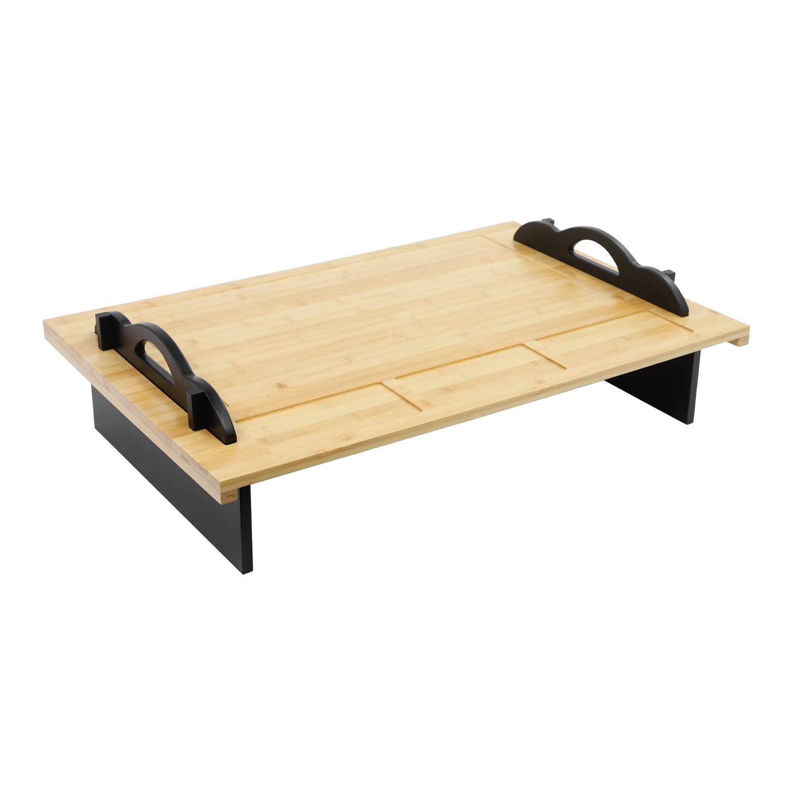 Stove Top Cover Board with Handles for Gas & Electric Stoves Wood Color New