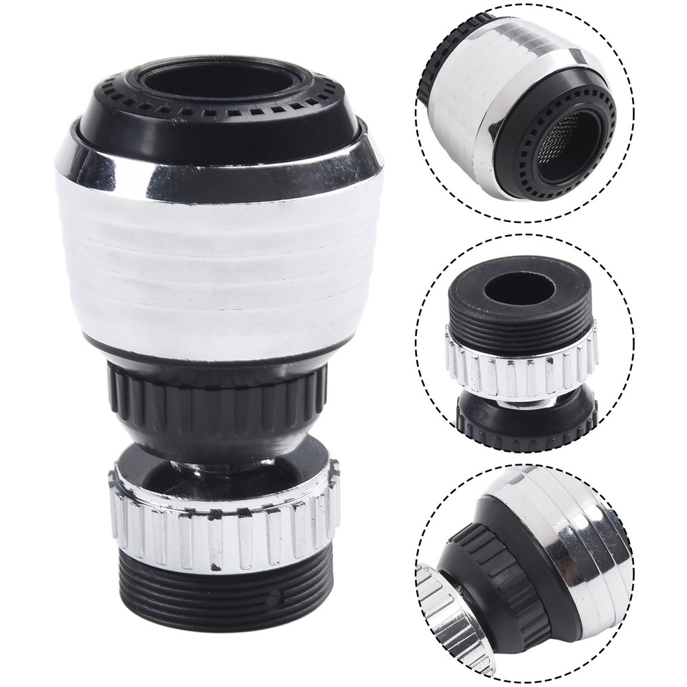Rotating Faucet Aerator Single Handle Control Easy Installation Water Saving