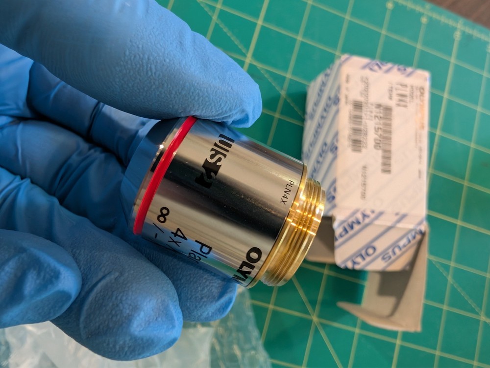 Olympus Microscope Objective Plan N 4x 0.10