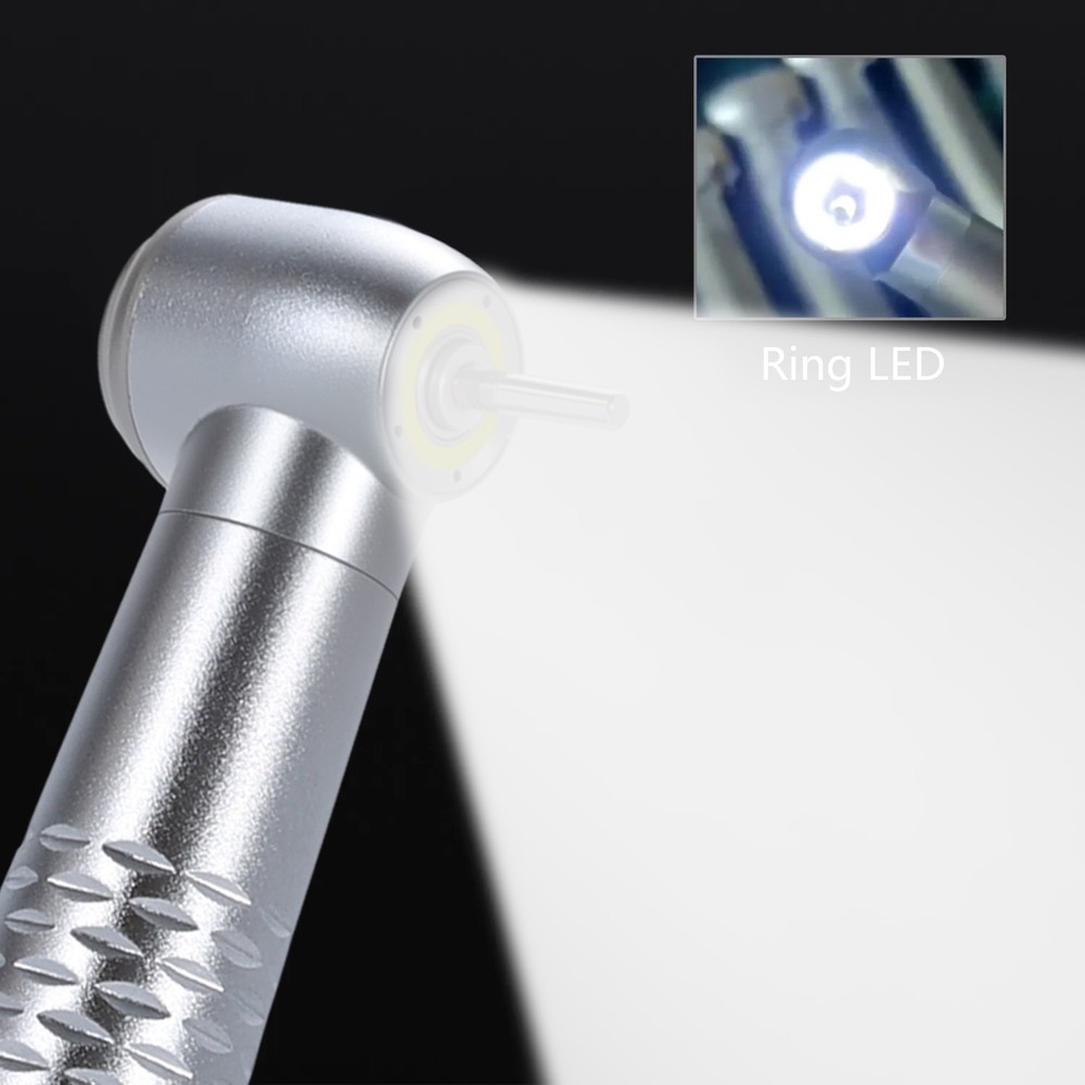 Dental Ring LED Optic High Speed Handpiece E-Generator Shadowless 4 Hole