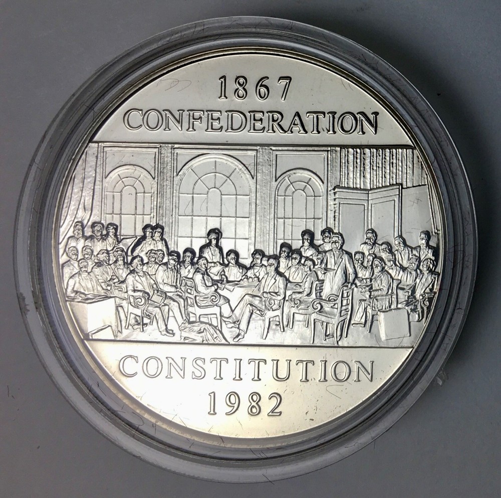 *CANADA* o.g.p. uncirculated "1982 CONSTITUTION $1 COIN SET"