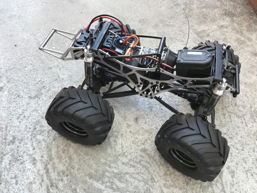 Titanium Chassis Frame  for Hpi Wheely King