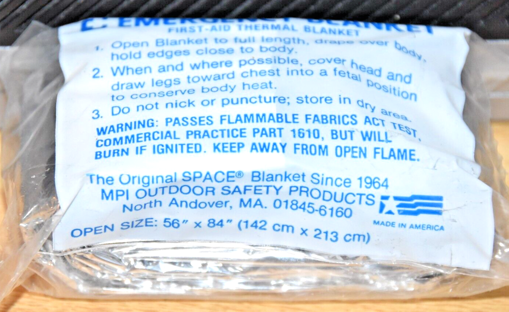 EMERGENCY BLANKET FIRST-AID THERMAL BLANKET