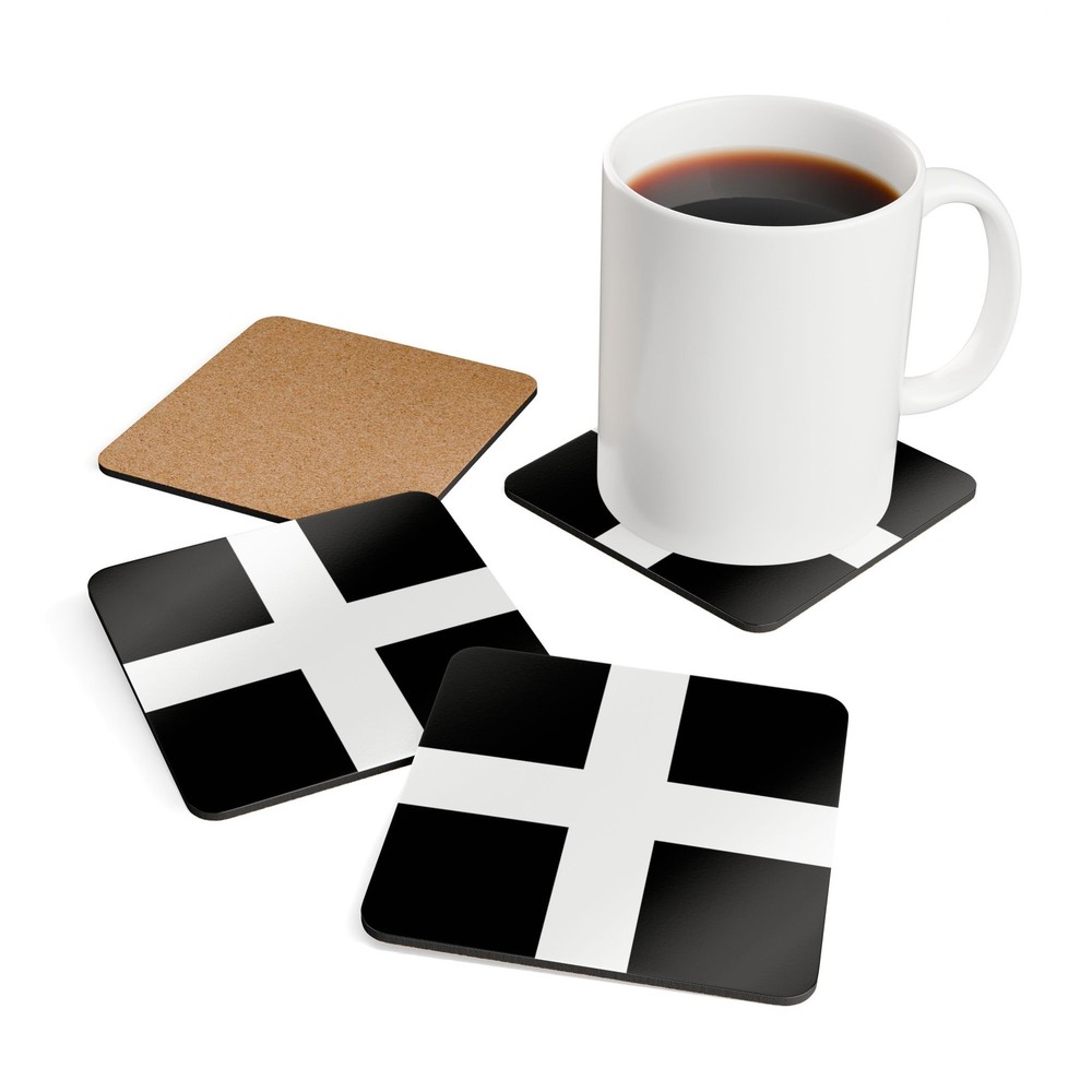Cornish Flag Cork Coaster