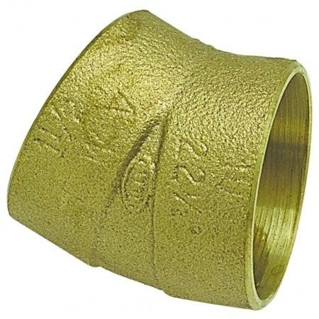 NIBCO INC E079350 Elbow 2" CXC 22.5 Bronze DWV Fitting
