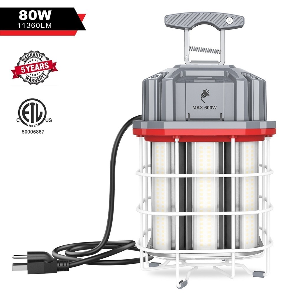 100W LED Temporary Work Light Industrial Construction Linkable High Bay Lights