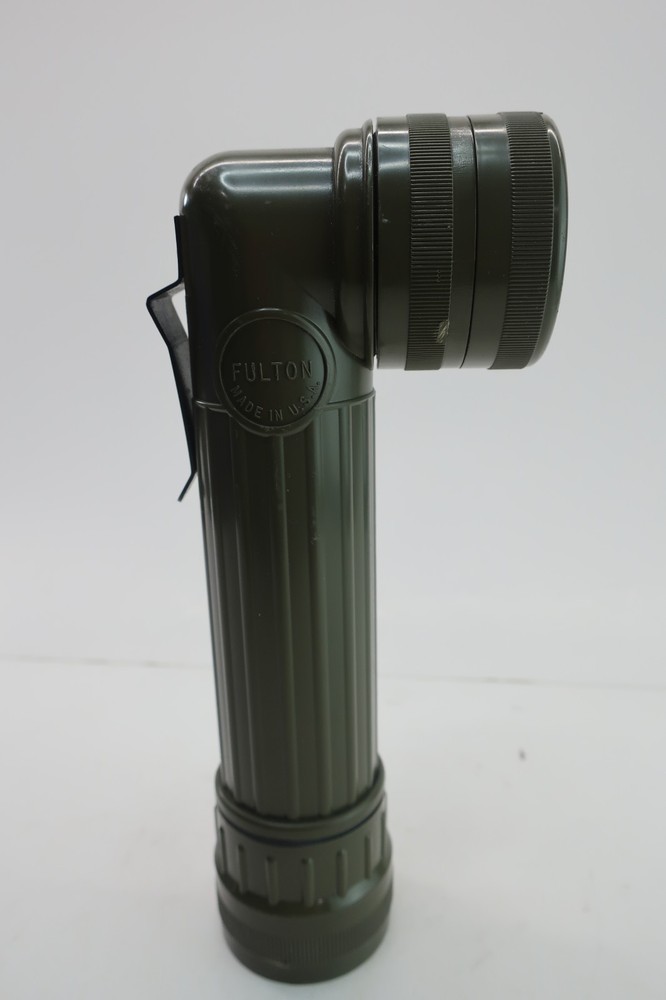 Fulton MX-991/U Angle Head Flashlight w/ Lens & Extra Bulb - Please Read