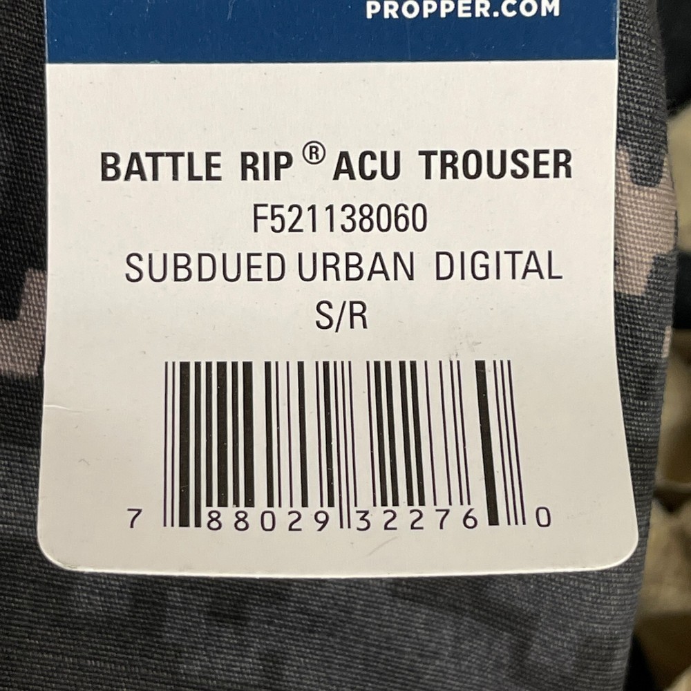 NEW BDU Propper Pants - Urban Digi Subdued - Small Regular